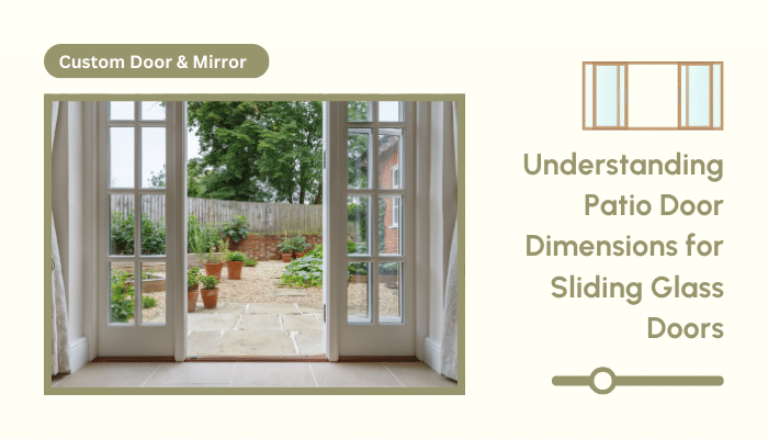 Understanding Patio Door Dimensions for Sliding Glass Doors