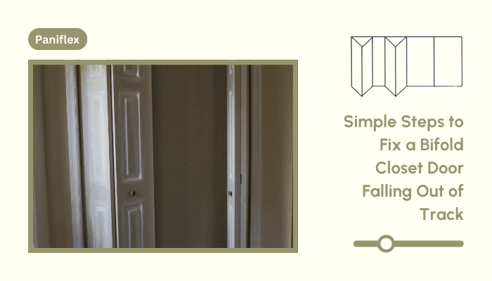 Simple Steps to Fix a Bifold Closet Door Falling Out of Track