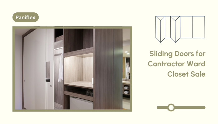 Sliding Doors for Contractor Ward Closet Sale