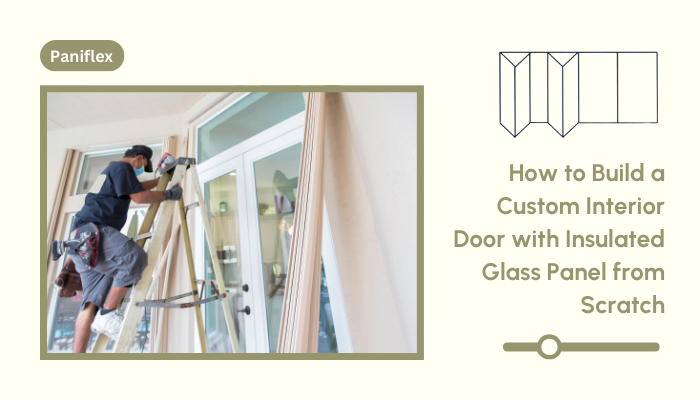 How to Build a Custom Interior Door with Insulated Glass Panel from Scratch