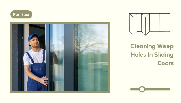 Cleaning Weep Holes In Sliding Doors